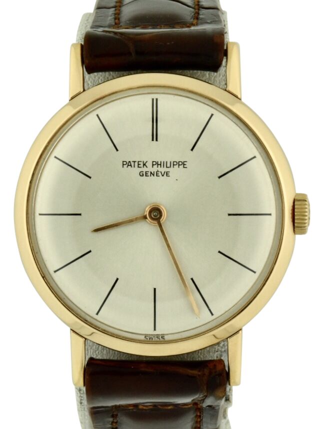 1962 Patek Philippe 3442 Calatrava 18k Gold 28mm w/ Original Papers