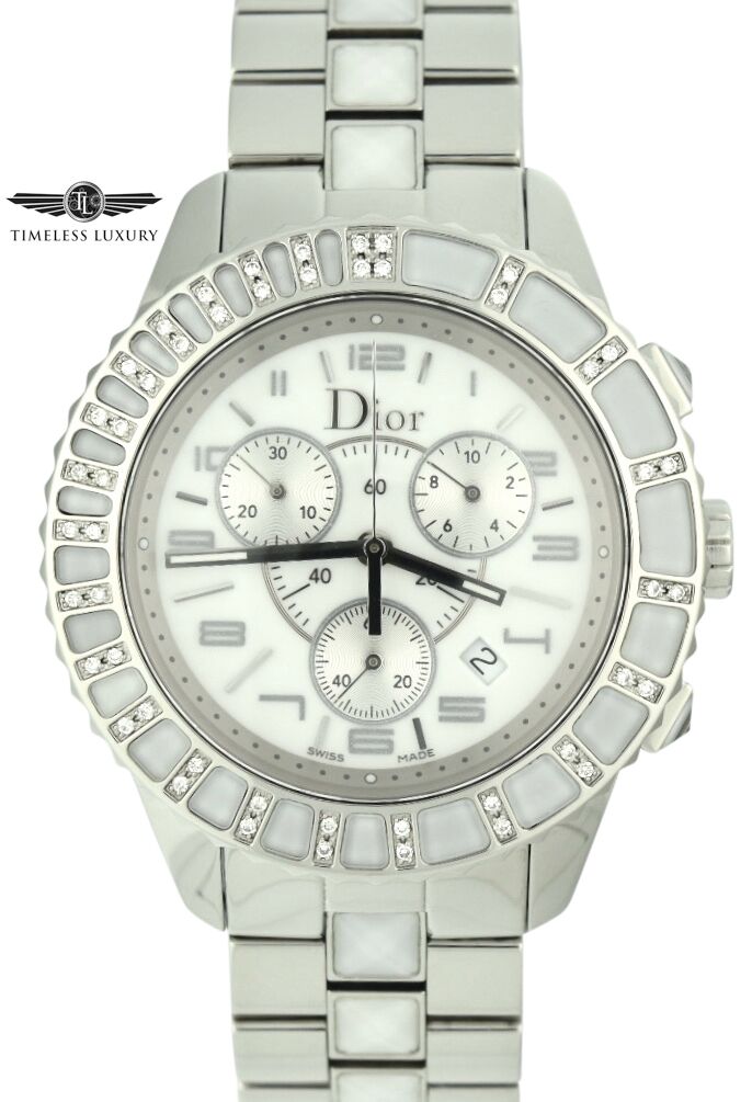 Ladies Dior Christal CD114311 Chronograph Diamond Quartz Watch