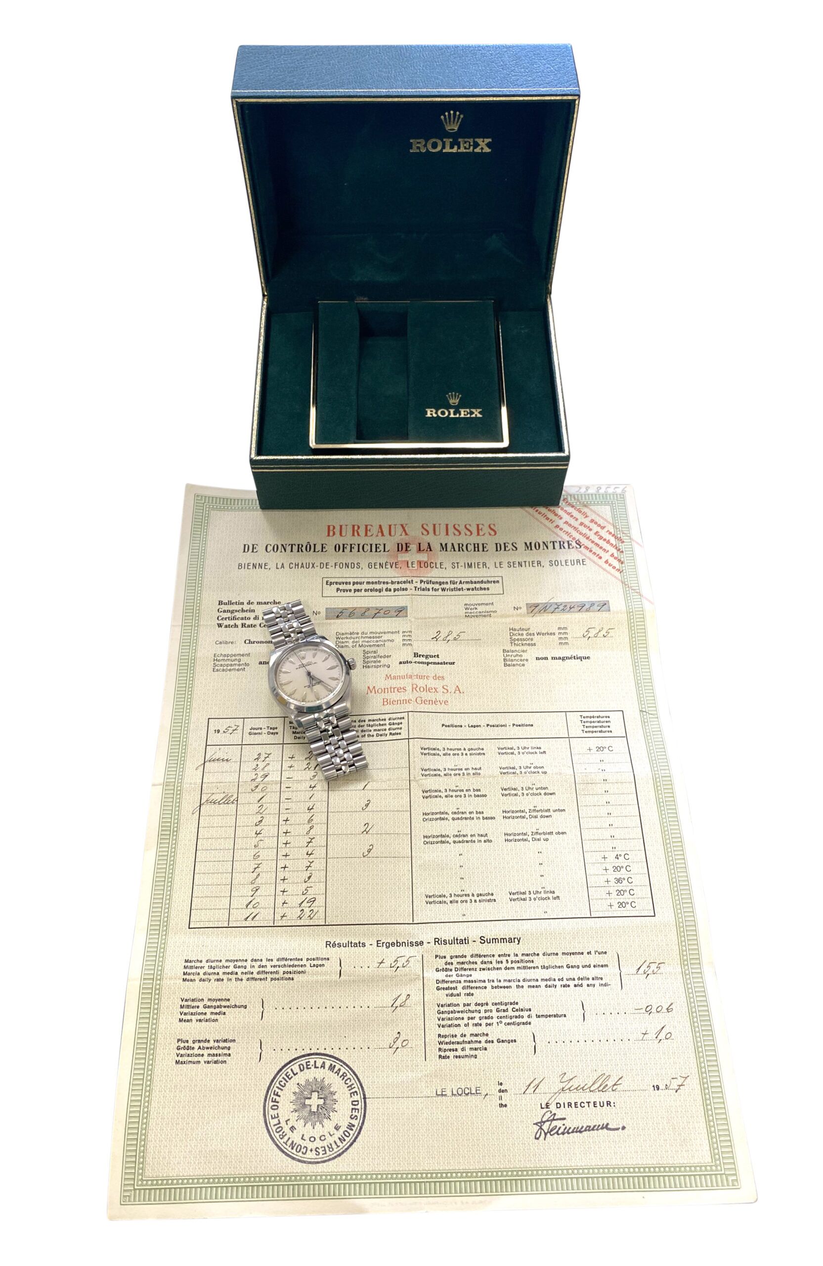 ROLEX OYSTER コレクションボックス Vintage 1973 Rolex 1005 Oyster Perpetual 14k Gold 34mm Box