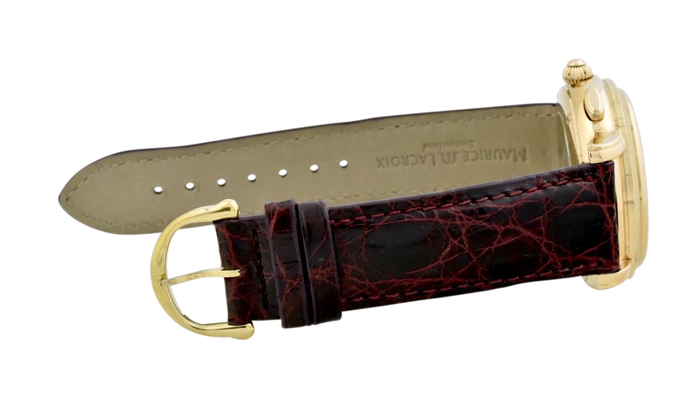 Maurice Lacroix Masterpiece Flyback 15829 18k Rose Gold 40mm Watch