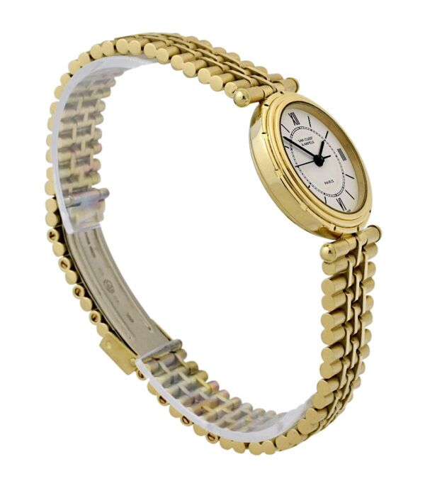 Van Cleef & Arpels La Collection 30mm 18k Gold Quartz Watch 16603