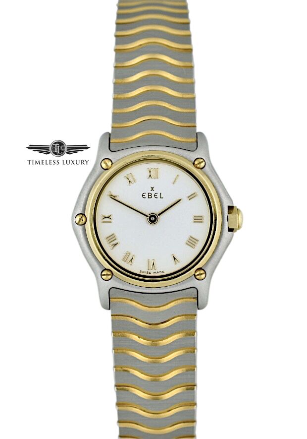 Ladies Ebel Sport Classique Mini 1057901 Steel & 18k Gold 23mm Quartz