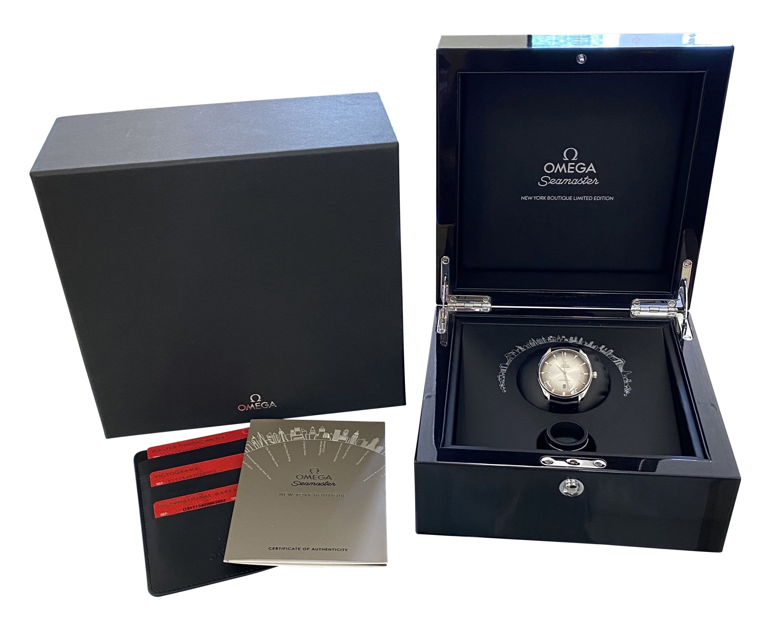 OMEGA seamaster 箱や付属品付き OMEGA Seamaster New York City Edition 511.13.40.20.02.002