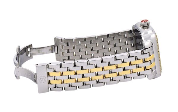 Michele Deco Madison MW06T01C5966 Steel & Gold Diamond Bezel