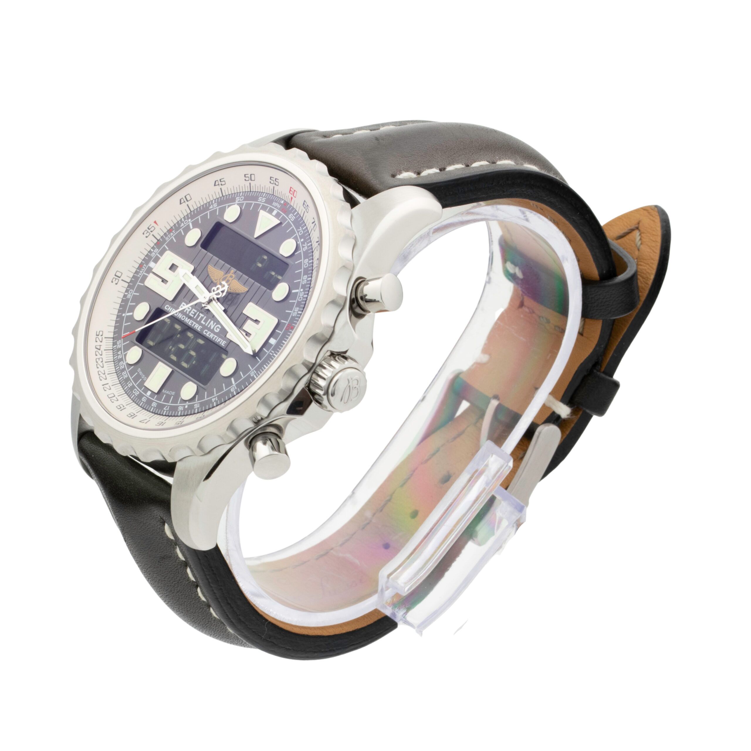 Breitling Chronospace A78365 Stainless Steel 48mm Gray Dial Quartz