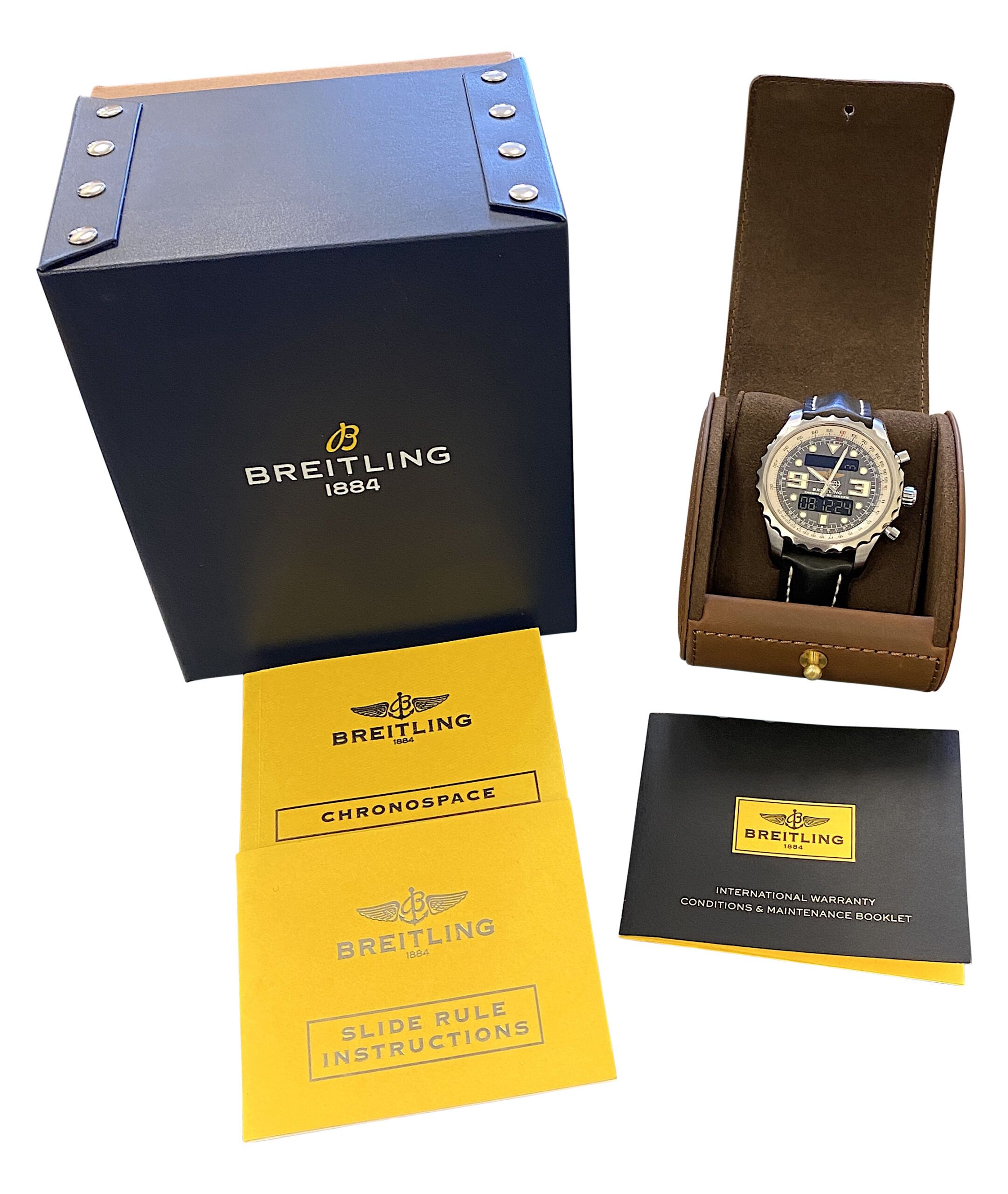 Breitling Chronospace A78365 Stainless Steel 48mm Gray Dial Quartz
