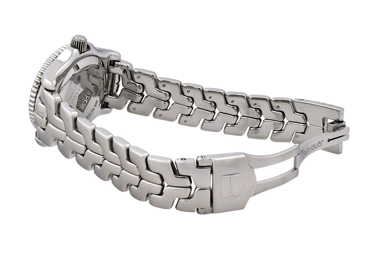 TAG Heuer Link Professional WT131F Blue MOP 31mm Diamond Bezel