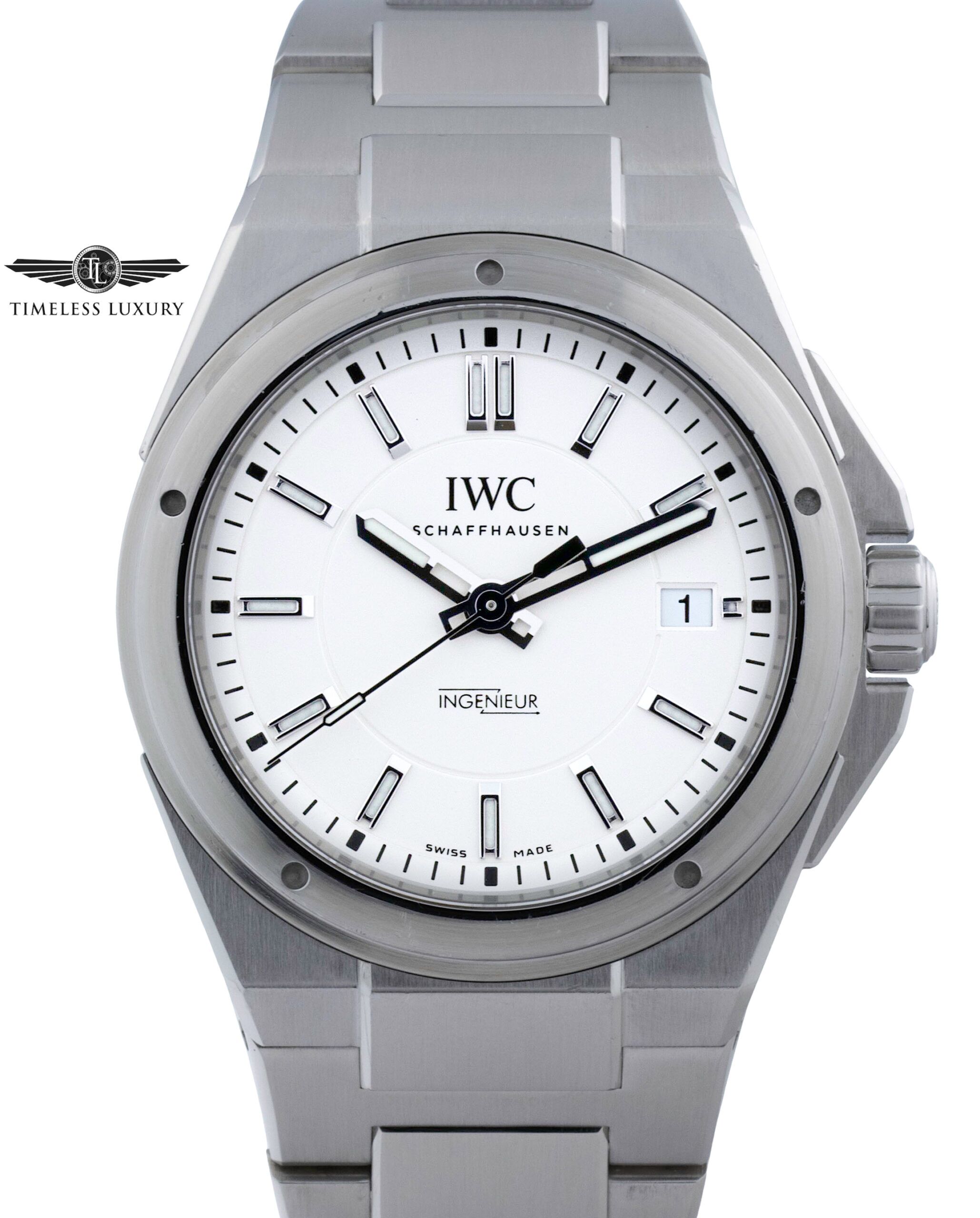 価格交渉可 IWC Ingenieur 自動巻き 腕時計 IW323902 中古】IWC