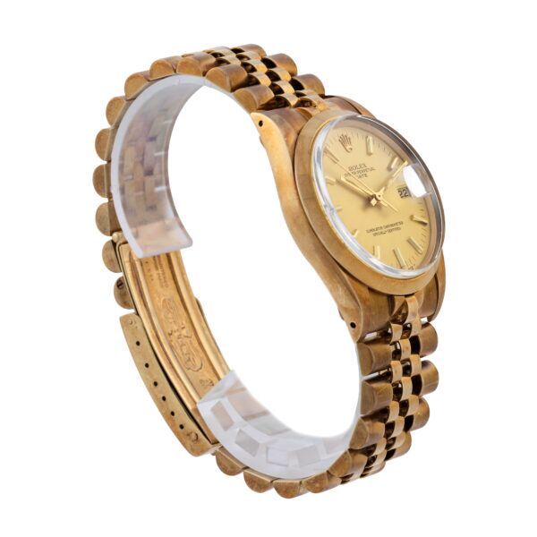 その他 ROLEX 1985 Rolex Oyster Perpetual Date 15007 14k Yellow Gold 34mm