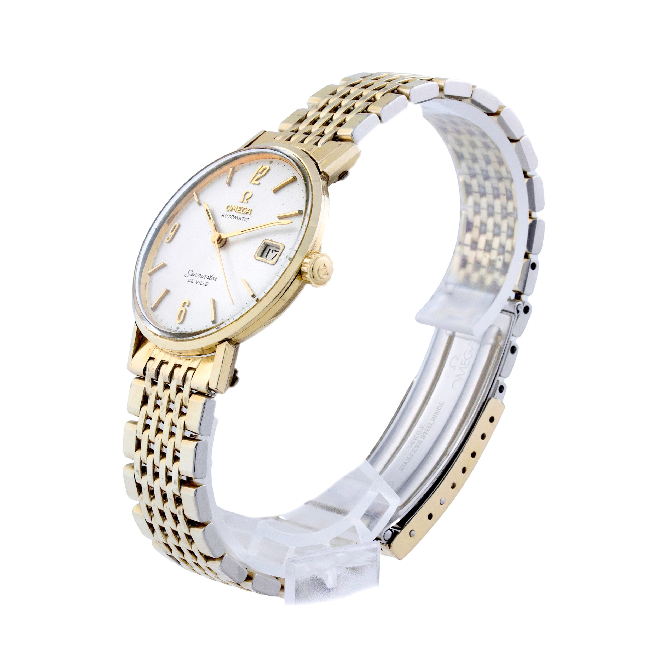 1966 OMEGA De Ville KL6292 Gold Shell 34mm Silver Dial Automatic