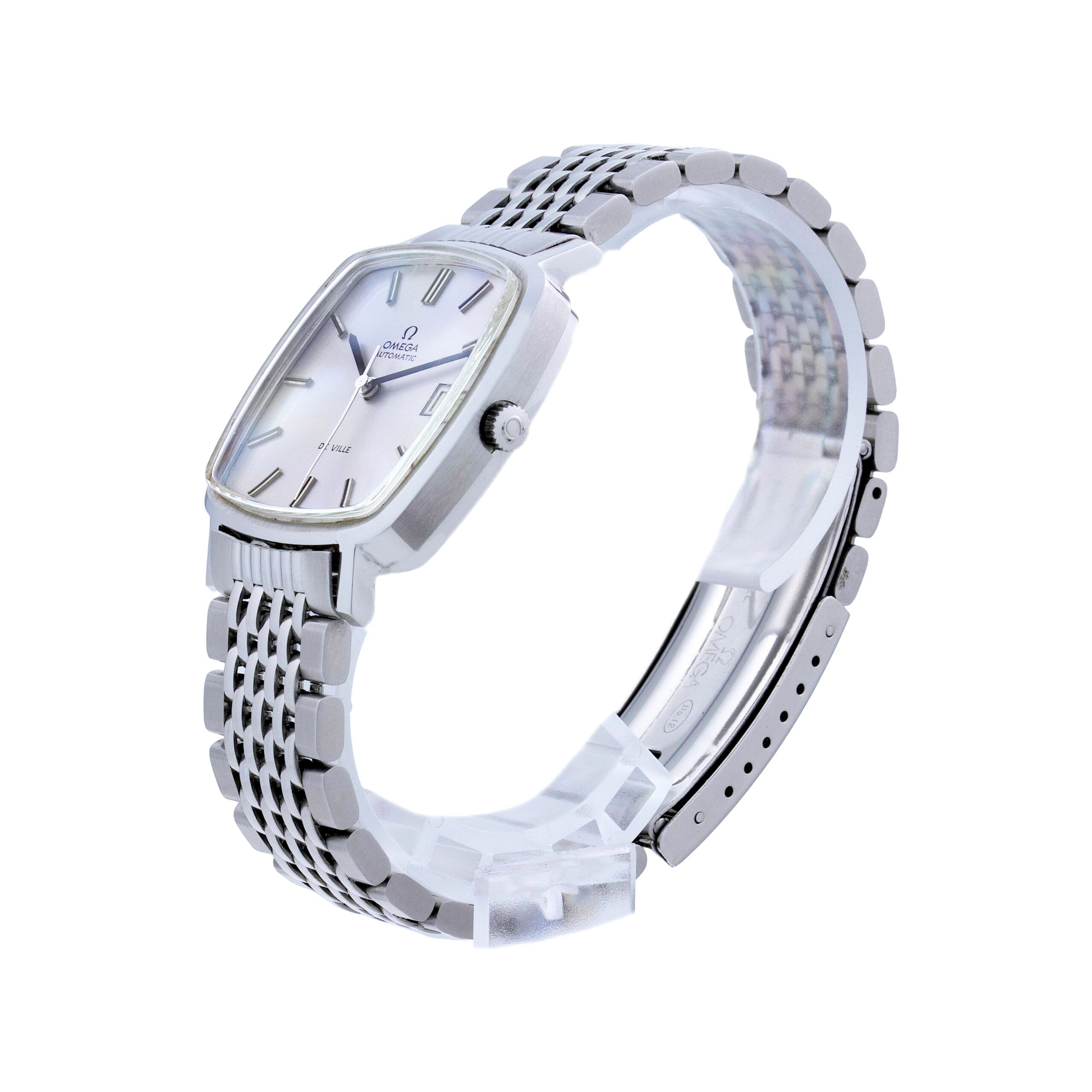 1977 OMEGA De Ville 162.0060 Stainless Steel 32mm Silver Dial Cal 1012