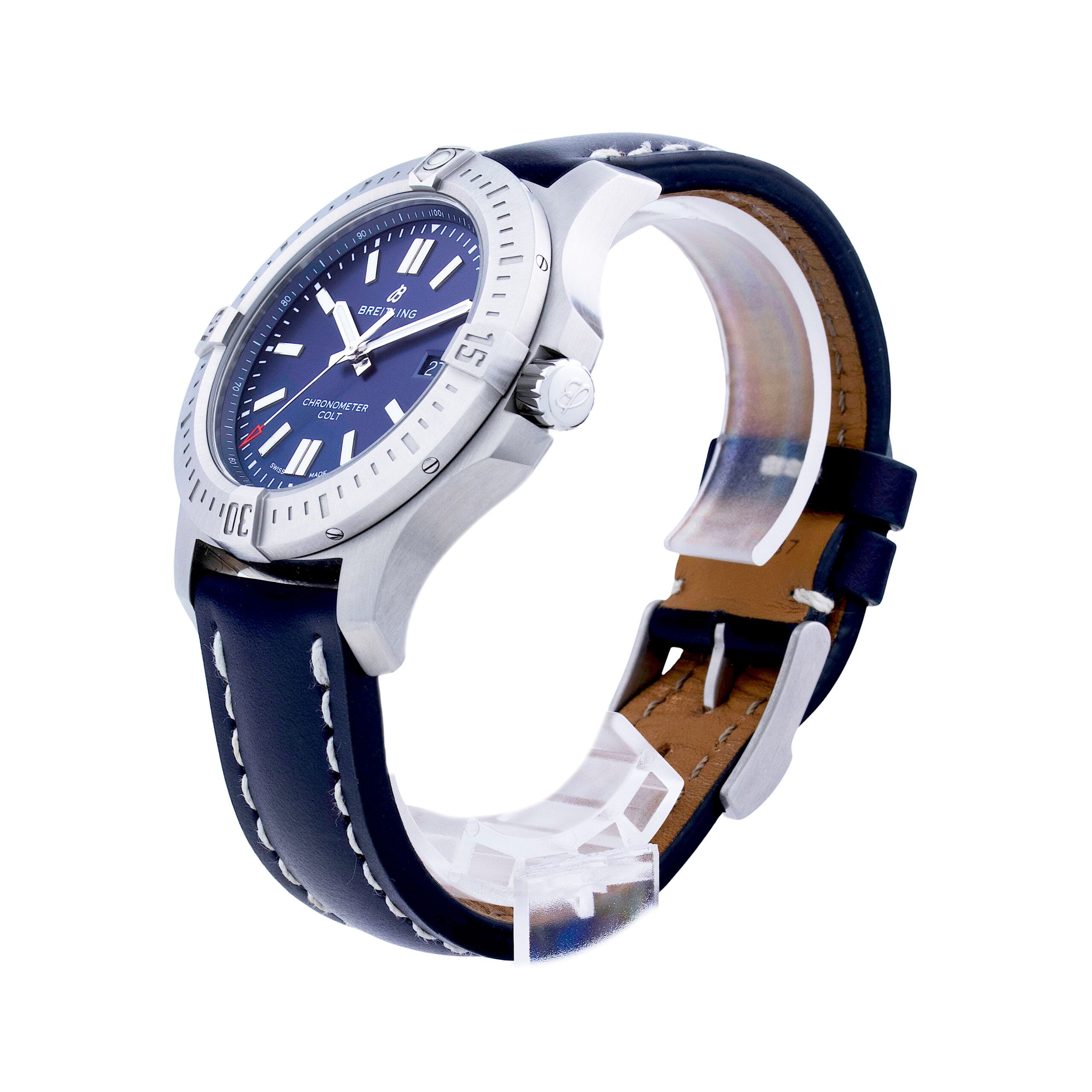 Breitling Colt 青文字盤 ステンレス Breitling Colt Stainless Steel A17388 | Stock 49466