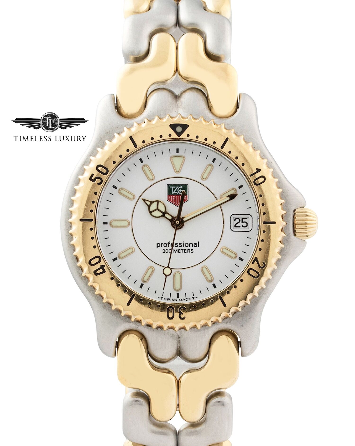 TAG Heuer Link Professional 200m WG1122 Stainless Steel & Gold 38mm