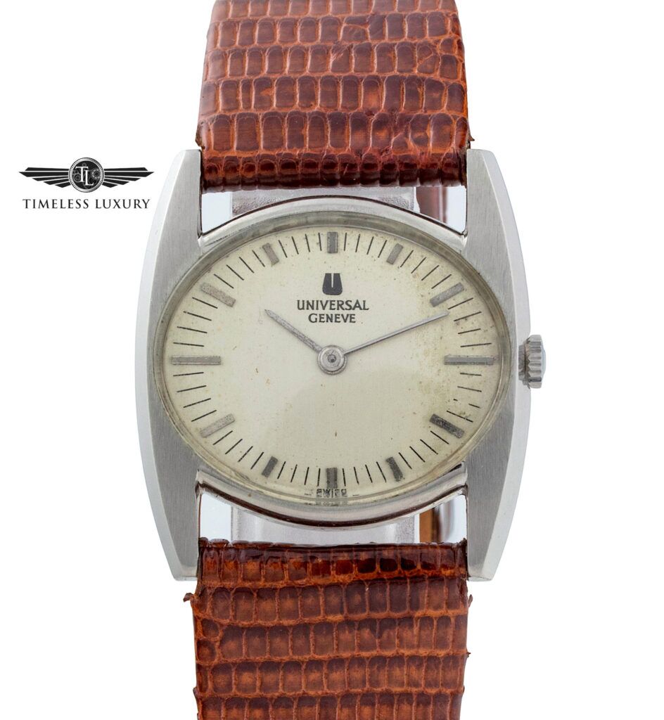 Vintage Universal Geneve 842608 Stainless Steel 28mm Watch