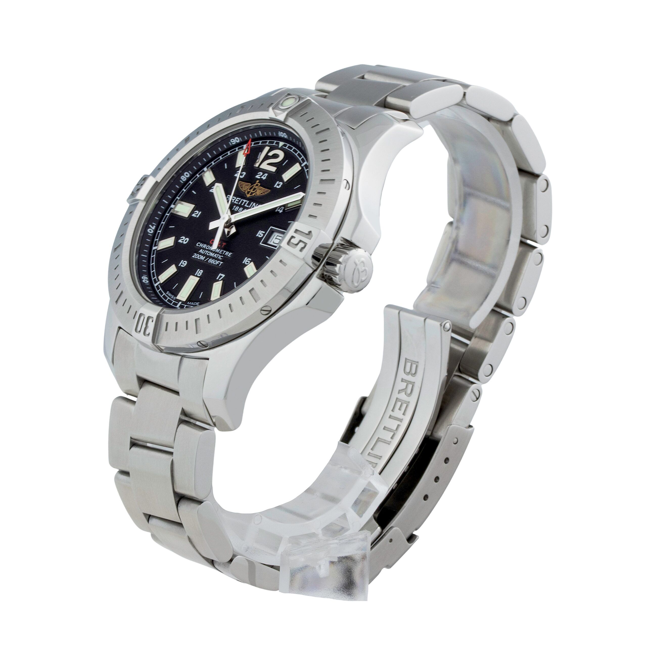 [美品]ブライトリング　COLT AUTOMATIC Breitling Colt Chronometer 44 Automatic Stainless Steel