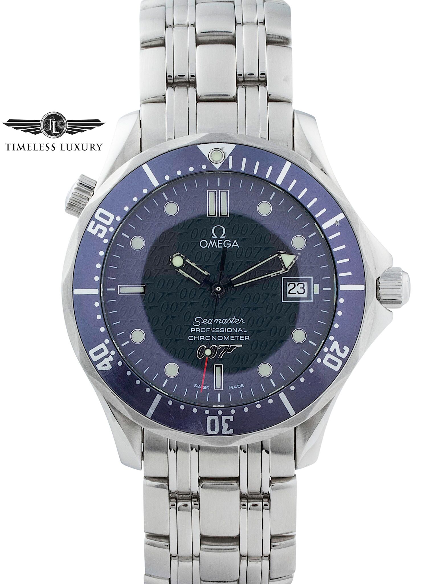 OMEGA Seamaster 300m 007 James Bond 2537.80.00 Blue Dial