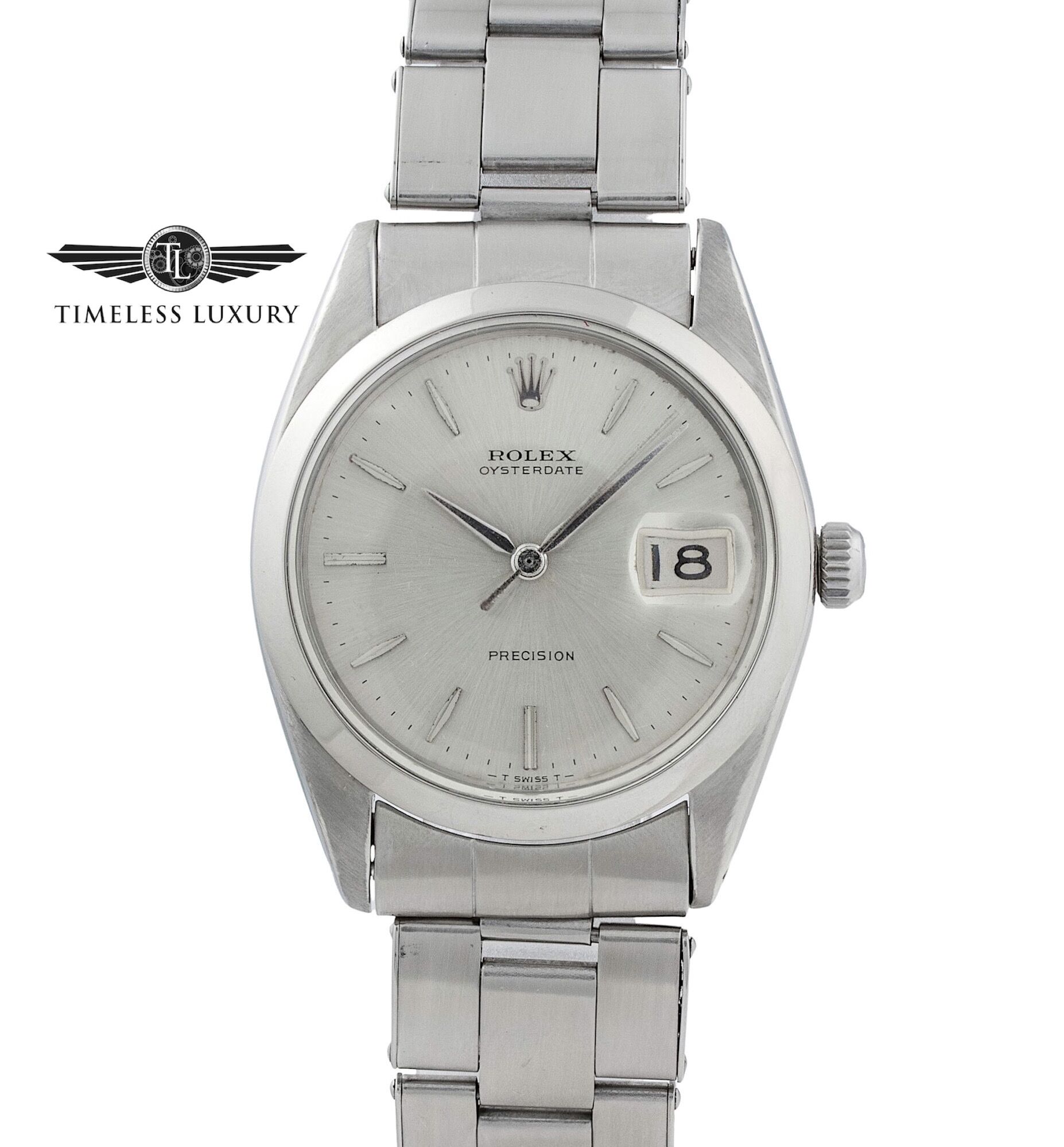 時計 ROLEX OYSTERDATE 1966 Rolex Oysterdate Precision 6694 Stainless Steel 34mm