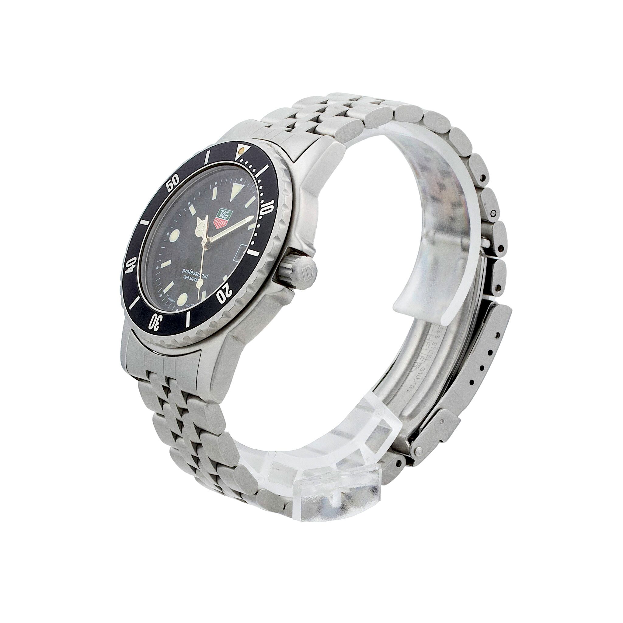 TAG Heuer 1500シリーズ　プロフェッショナル 200m TAG Heuer 1500 Men's Black Watch - 929213G for sale online