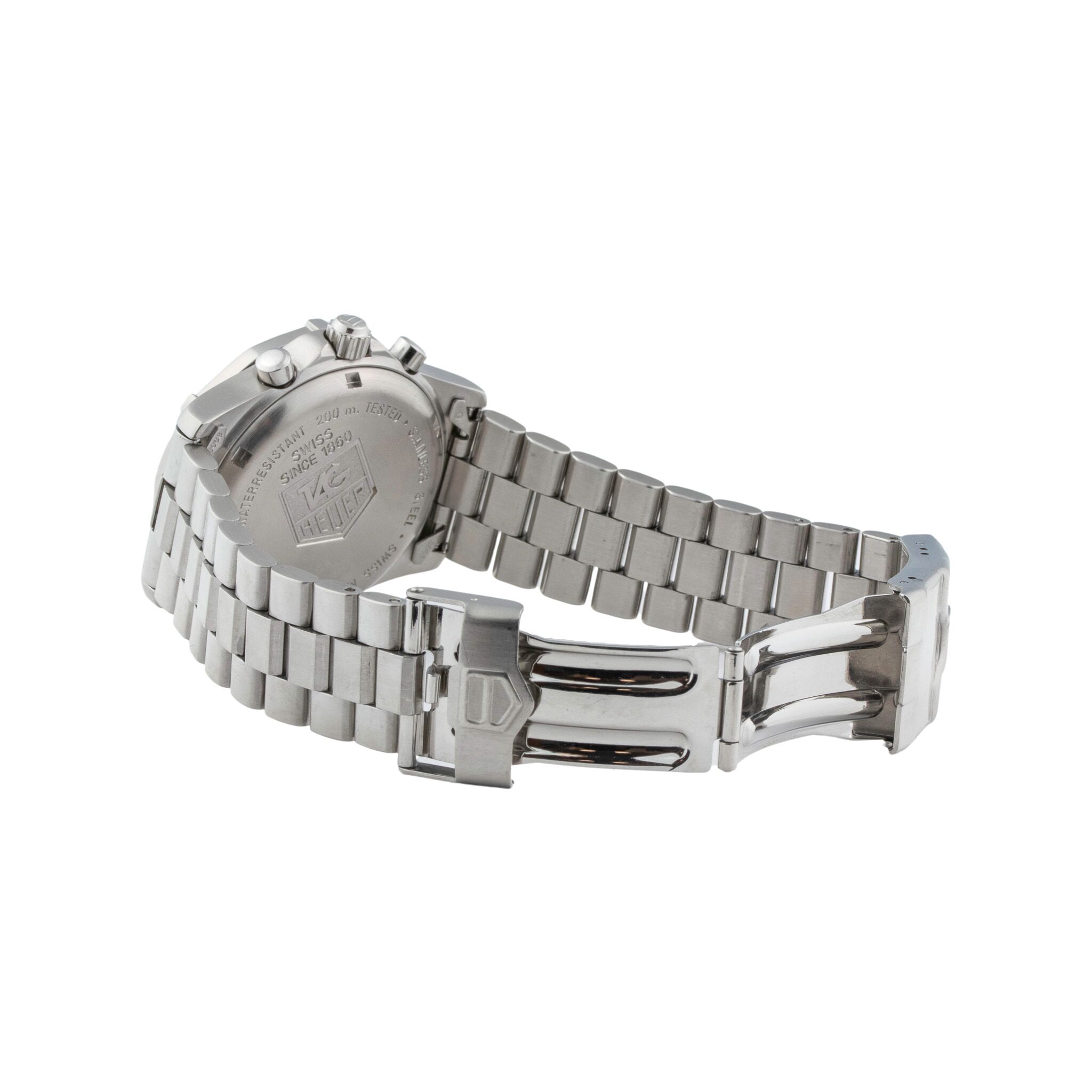 TAG Heuer 2000 Chronograph CK1111 Stainless Steel 39mm Black