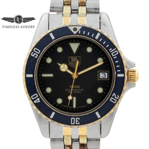 TAG Heuer 2000 Chronograph CK1111 Stainless Steel 39mm Black