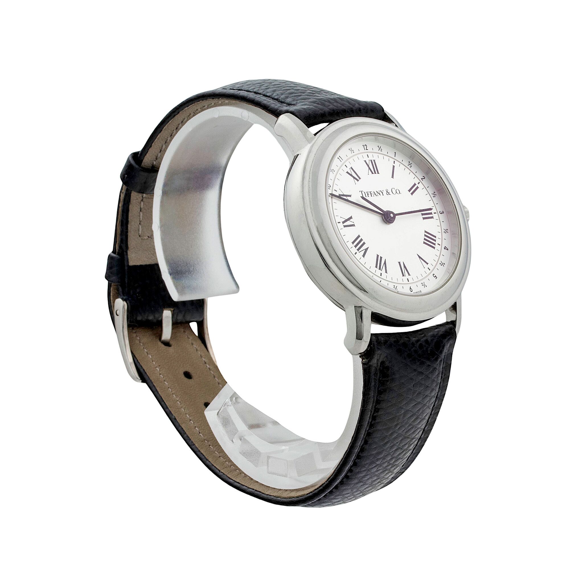 Tiffany & Co Resonator Alarm M191 Stainless Steel 34mm Watch