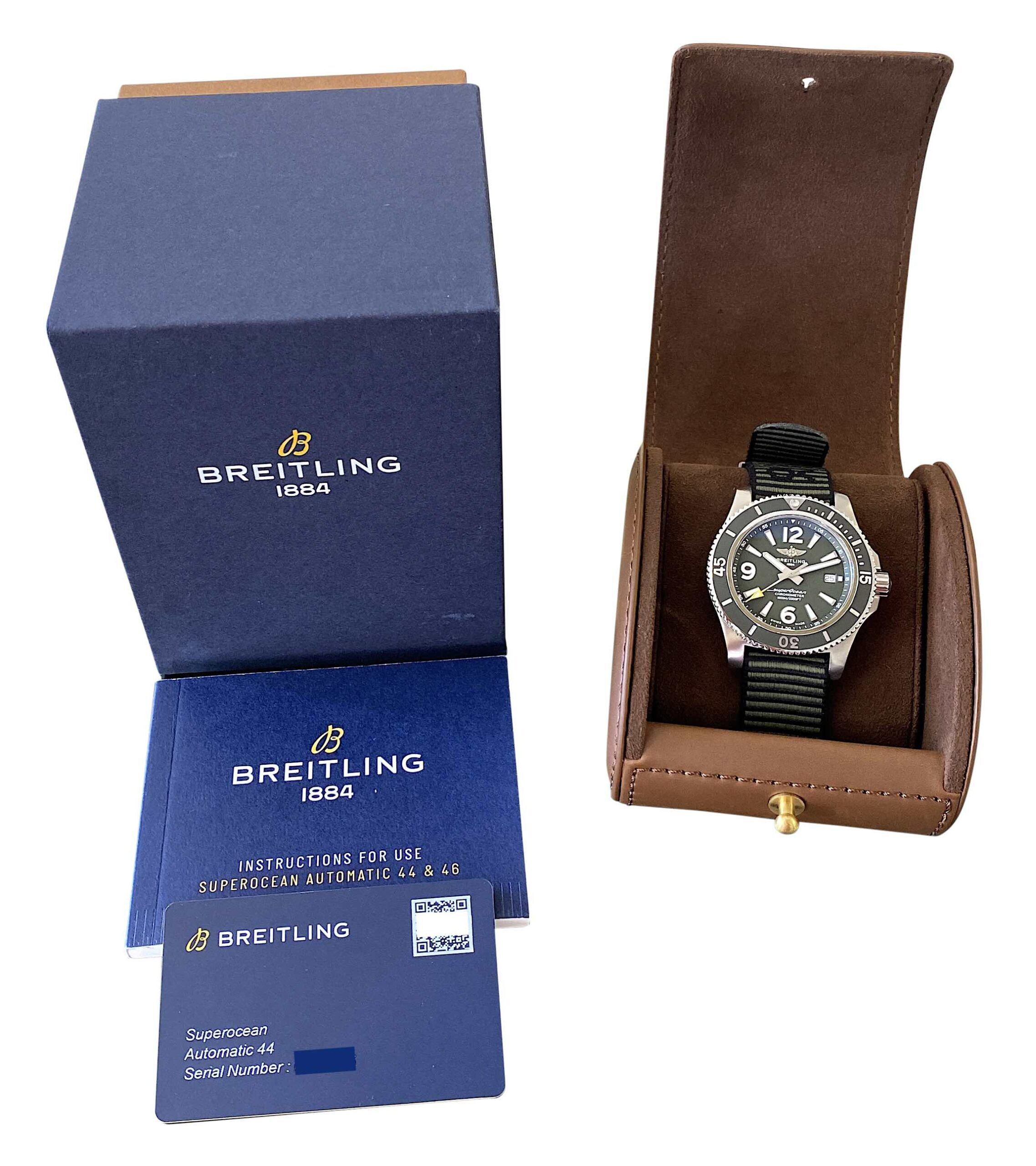 Breitling Superocean Outerknown A17367A11L1W1 Green Dial