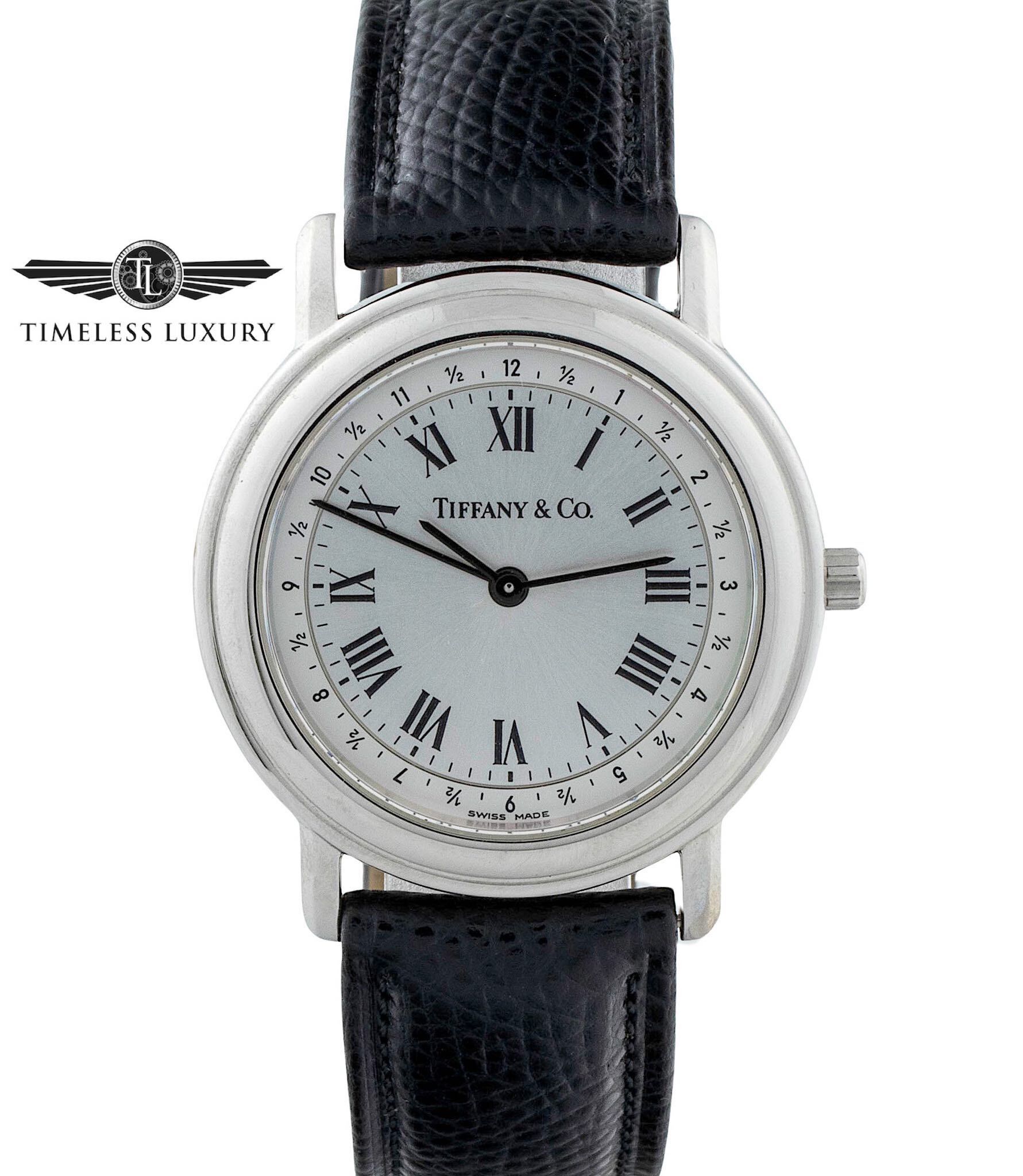 Tiffany & Co Resonator Alarm M191 Stainless Steel 34mm Watch