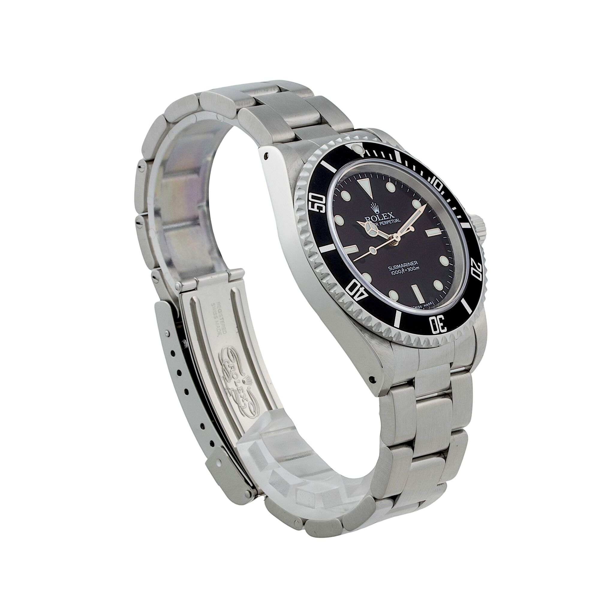 (美品)ROLEX Submariner fashionホワイト文字盤 Rolex Submariner Handcrafted (White Dial