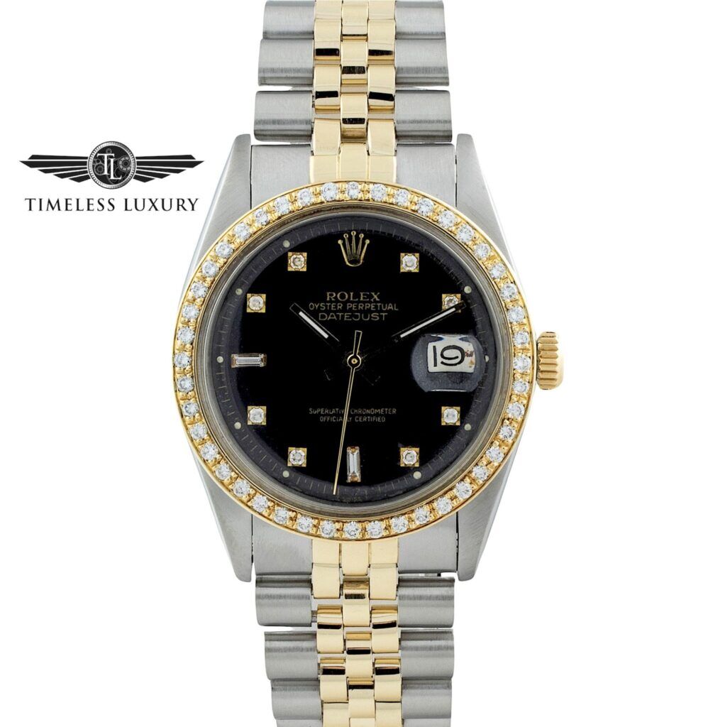 Rolex Datejust 1603 Stainless 36mm MOP Dial Diamond Bezel