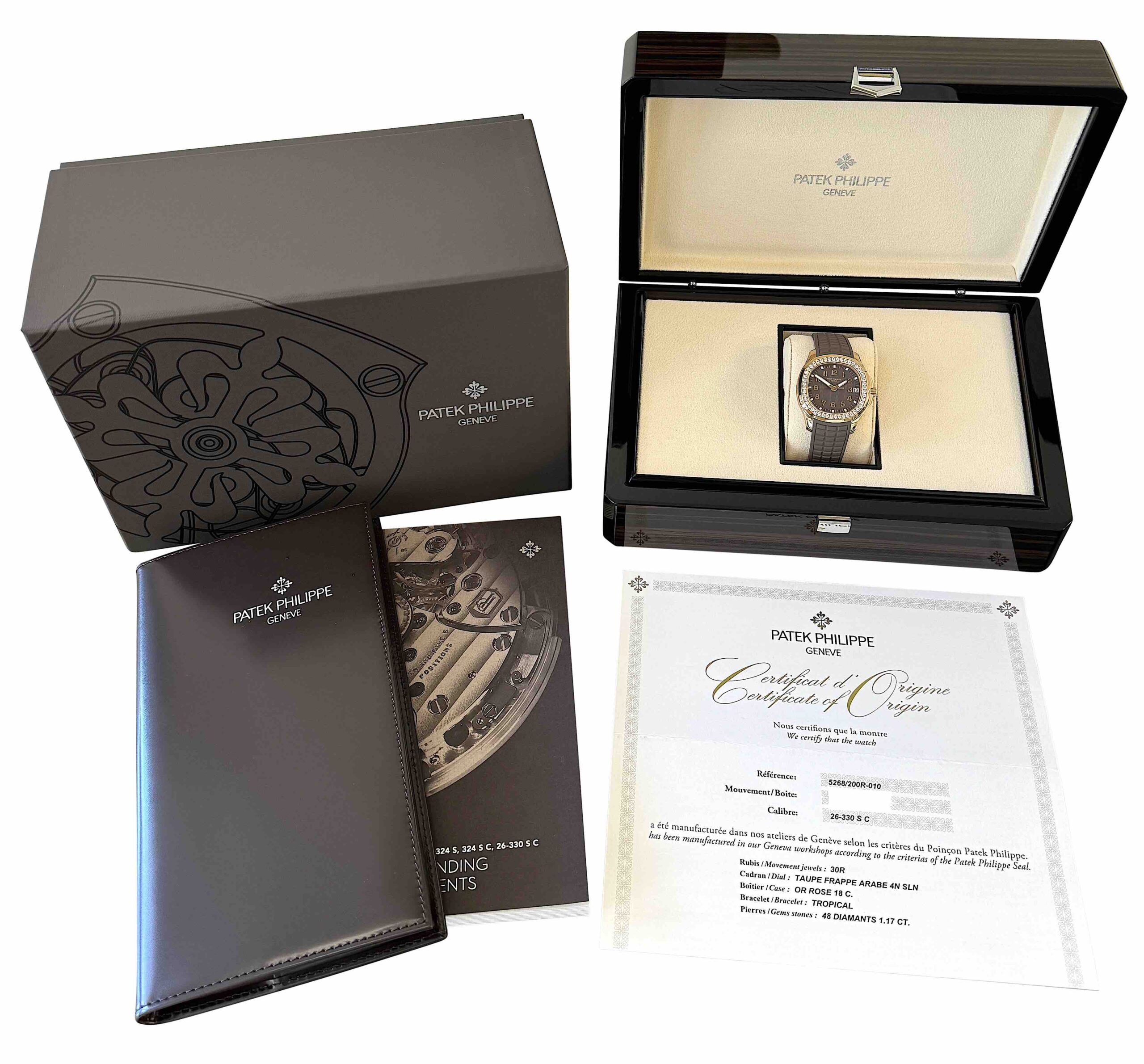 Patek Philippe Aquanaut Luce 5268/200R 18k Rose Gold 39mm